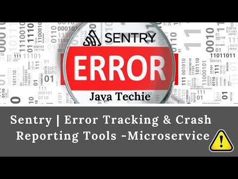 پوستر Sentry Error Tracking Crash Reporting Tools --Microservice...