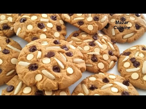 پوستر Chocolate Chip Cookies Recipe کلچه یا کلوچه شکلاتی چاکلیتی...