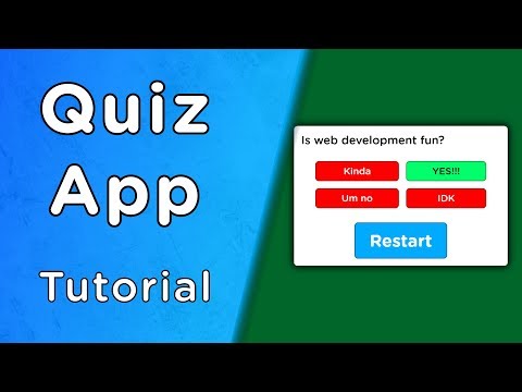 پوستر Build A Quiz App With JavaScript