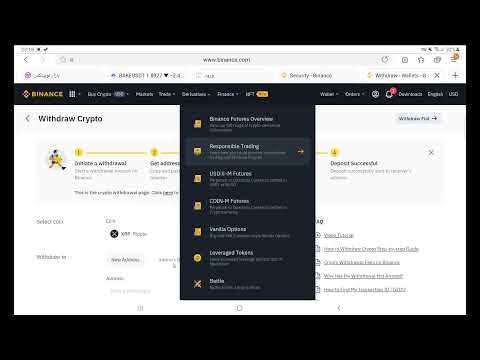پوستر آموزش کامل صرافی بایننس - بخش پنجم تمامی گزینه‌های موجود