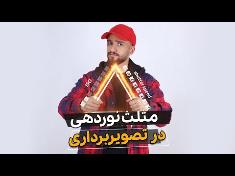 پوستر آموزش تنظیم نور دوربین