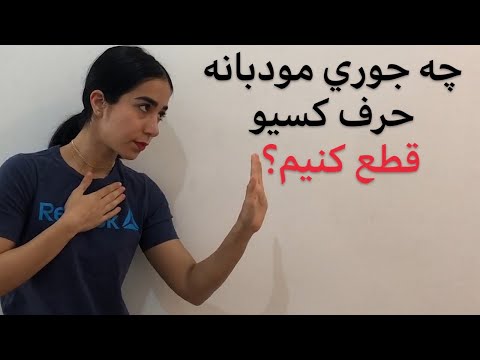 پوستر راهنمای مکالمه انگلیسی چگونه با ادب صحبت کسی را قطع کنیم؟ -...