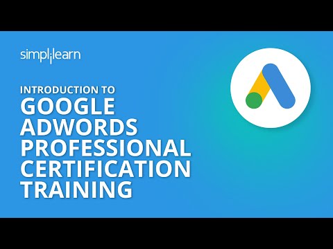 پوستر Introduction To Google AdWords Professional Certification...