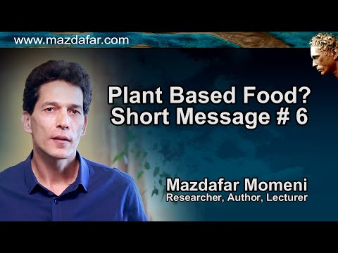 پوستر غذاهای گیاهی - پیام شماره ۶
