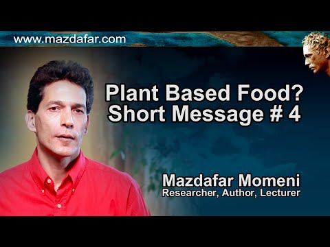 پوستر غذاهای گیاهی - پیام شماره ۴