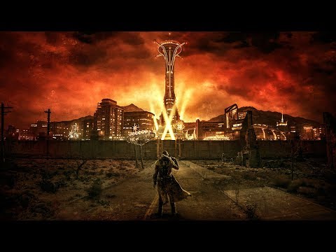 پوستر نقد بازی Fallout New Vegas توسط لوک استیونز