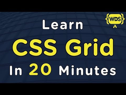 پوستر Learn CSS Grid in 20 Minutes