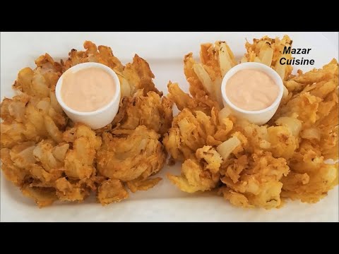 پوستر BLOOMING ONION RECIPE,EASY APPETIZERS FOR PARTY PYAZI...