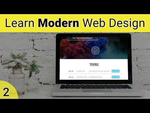 پوستر How to Style a Modern Website Part Two