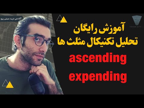 پوستر آموزش رایگان تحلیل تکنیکال مثلث ها ascending و expending