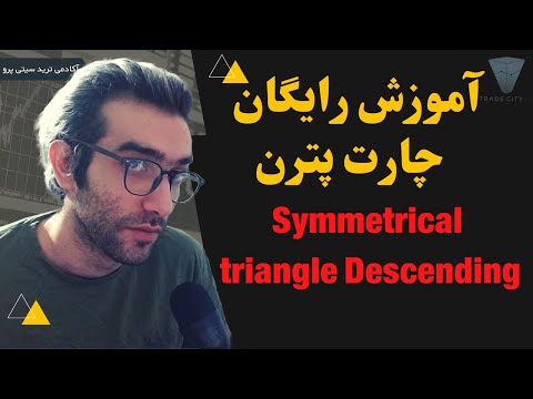 پوستر آموزش رایگان تحلیل تکنیکال چارت الگوهای مثلث متقارن و مثلث...