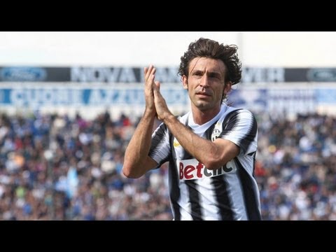 پوستر پیرلو از طرف لیگ سری آ جایزه گرفت - Pirlo awarded by Serie...