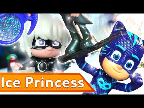 پوستر ایجادات PJ Masks 💜❄️ شاهزاده یخی یخ زده ❄️ کریسمس با PJ...