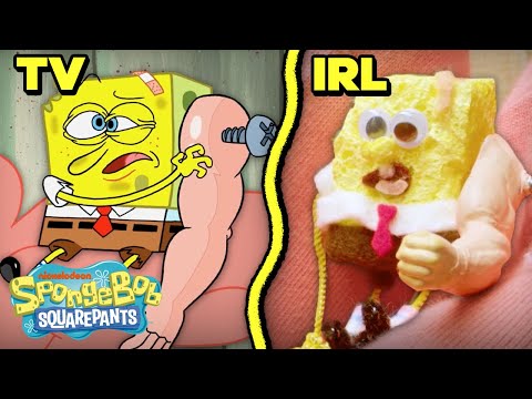 پوستر اسفنج باب کوچک و پاتریک کوچک در واقعیت بازسازی دوستان کوچک...