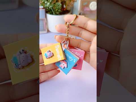 پوستر ایده‌ی جالب کی‌چین دفترچه‌ی زیبا کوتاه هنر خودکاری...