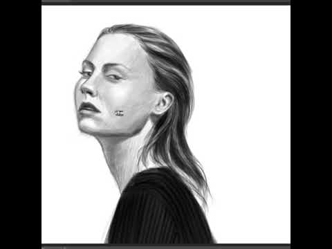 فرایند طراحی پرتره با فوتوشاپ | طراحی خلاقانه با قلم نوری