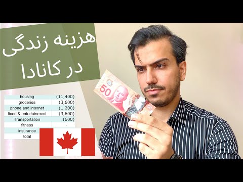 پوستر هزینه زندگی بعد از مهاجرت کانادا و آمریکا چقدر؟