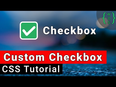 پوستر Custom Checkbox Tutorial