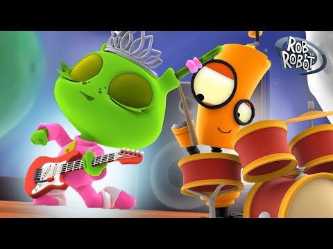پوستر Rob and Friends Band Together! 🎶🥁 Rob The Robot Preschool...
