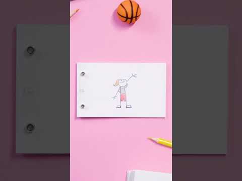 پوستر Magical Basketball Flipbook TeamNike shorts
