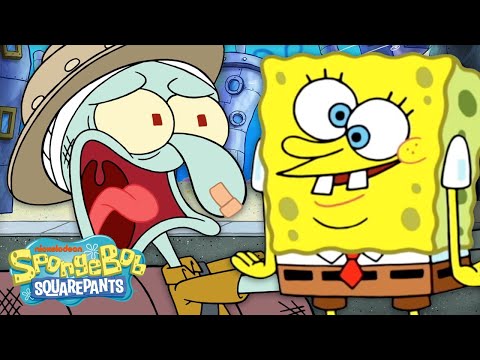 پوستر خشم جاده‌ای اسکوئیدور صحنه کامل «خیابان زرد» اسفنج باب