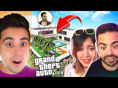 پوستر از خانه با میا و کوروش در جی‌تی‌ای V دزدی کردیم 💰💎