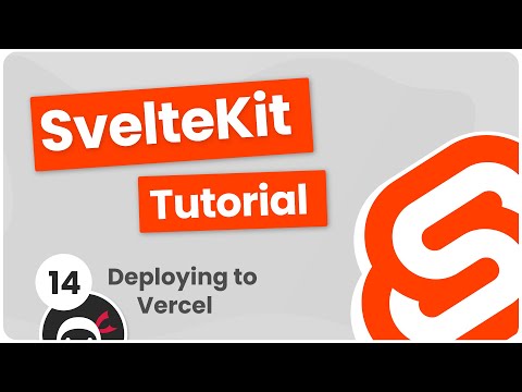 پوستر SvelteKit Crash Course Tutorial 14 - Deploying to Vercel