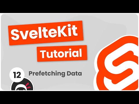 پوستر SvelteKit Crash Course Tutorial 12 - Prefetching Data