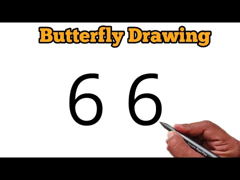 پوستر نقاشی پروانه از شماره ۶۶ به روش قدم به قدم راه آسان نقاشی...