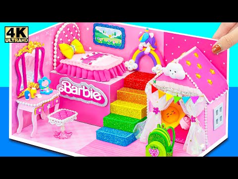 پوستر ساخت خانه صورتی زیباترین با مجموعه آرایشی، خانه بازی برای...