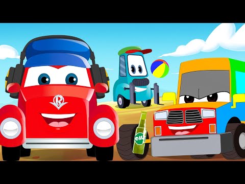 پوستر خطرات پیک نیک، کارتون‌های اتومبیل و ویدیوهای انیمیشن برای...