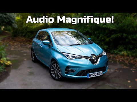 پوستر Renault Zoe audio review Magnificent stock speakers...