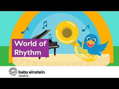 پوستر موسیقی برای بازی کودکان جهان ریتم بیبی اینشتین
