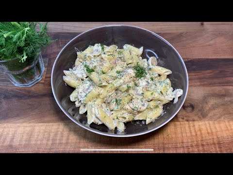پوستر پاستا سیر و شوید با نواب، Garlic and dill pasta by navab
