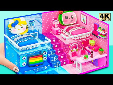 پوستر ساخت خانه کوچک گرم و سرد با 2 اتاق خواب زیبا با استفاده از...