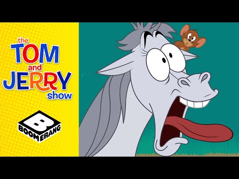 پوستر جری، آدمکش اسب نمایش تام و جری بومرنگ انگلستان