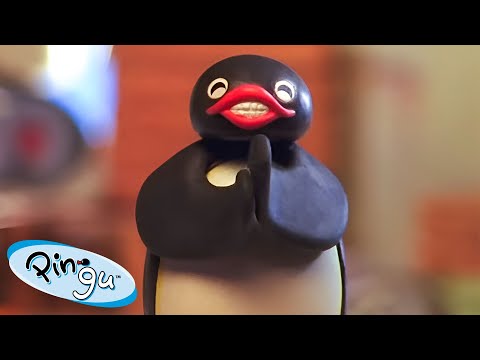 پوستر پینگو در حال بازی 🐧 کانال رسمی پینگو انیمیشن برای کودکان