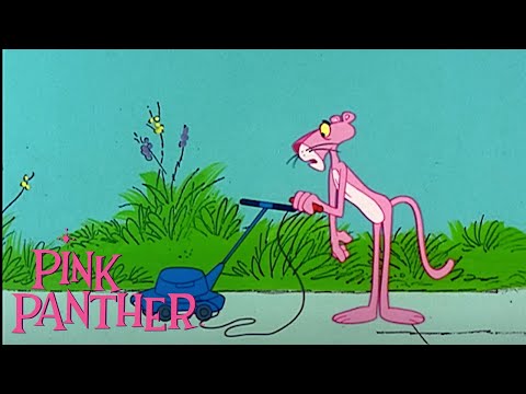 پوستر Pink Panther Mows His Lawn 35-Minute Compilation Pink...