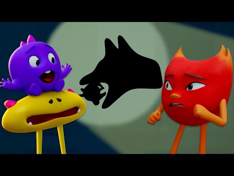 پوستر نمایش کارتونی کمدی Scaredy Booya و ویدیو برای کودکان و...