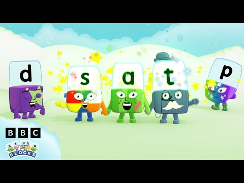 پوستر Get ready for preschool with Alphablocks Can you read the...