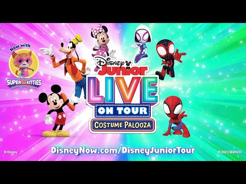 پوستر AD Disney Junior Live On Tour Costume Palooza NEW DATES...