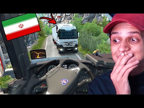 پوستر شبیه ساز کامیون ولی به سبک ایرانی رانندگی کردم 🤣