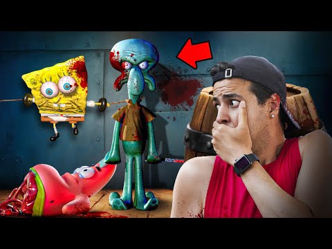 پوستر Nightmare in Squidville ❌ این گیم باب اسفنجی نفرین شدس