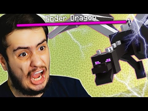 پوستر جنگ آخر من با اندر دراگون در ماینکرفت ⚔ - Minecraft قسمت آخر