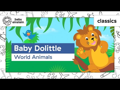 پوستر Animals for Toddlers To Learn Baby Dolittle World Animals...
