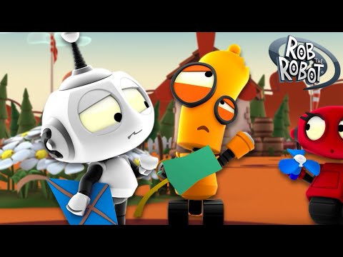 پوستر Lets Go Fly a Kite! 🪁 Rob The Robot Preschool Learning