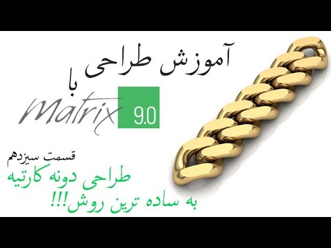 پوستر طراحی طلا و جواهر با ماتریکس9 Jewelry Designing With...