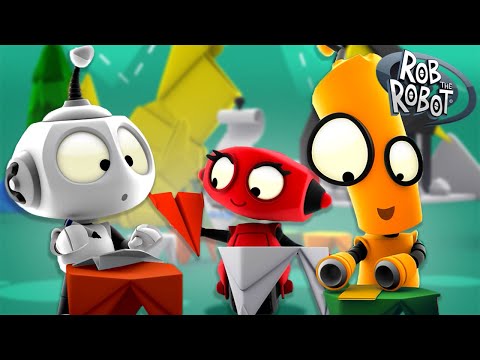 پوستر Learn How to Make Paper Airplanes with Orbit! 🎨 Rob The...