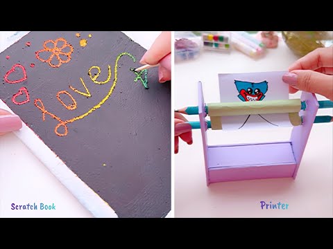 پوستر ایده‌های خلاقانه کاردستی با کاغذ ساخت دفترچه حافظه کیف پول...