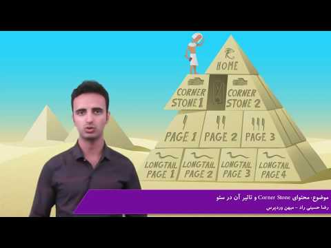 پوستر آشنایی با محتوای سنگ بنا در سئو